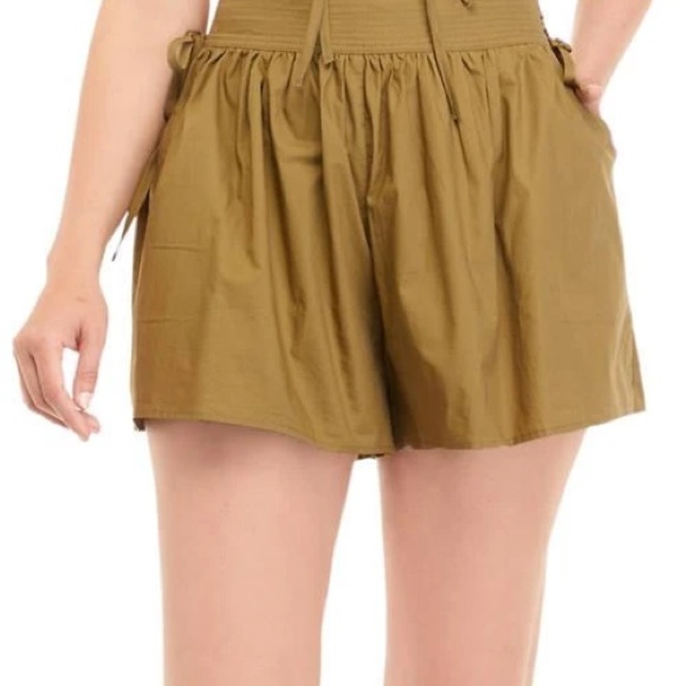 Ulla Johnson High Waist Olive Shorts - Picture 11 of 11